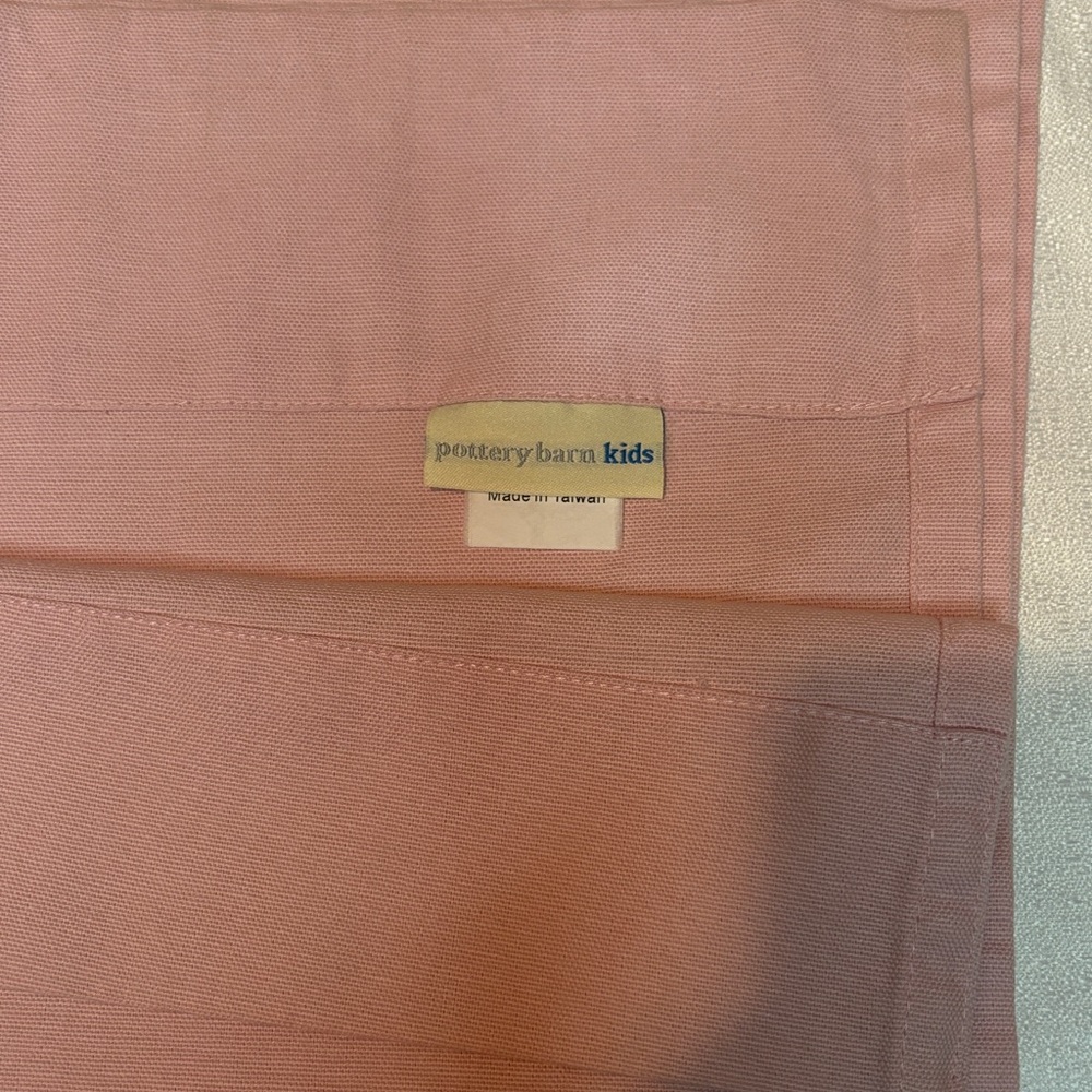 Pottery Barn Kids Blush Pink Curtain
